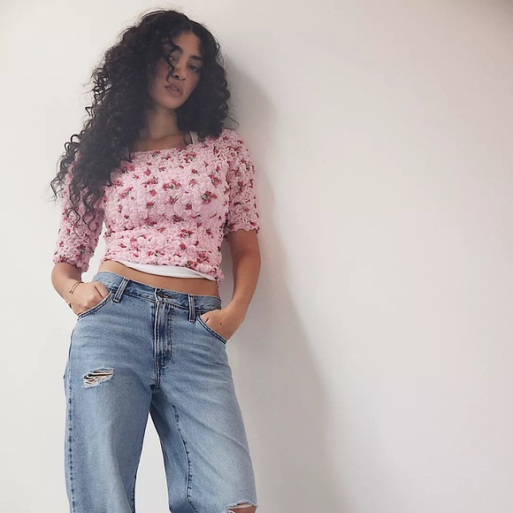 NEW Free People Rosie Posie Top - Picture 4 of 15